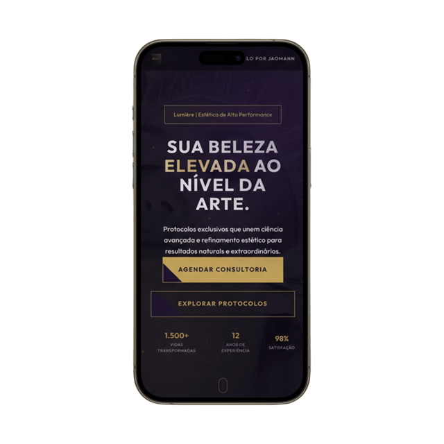 Lumière Mobile Mockup